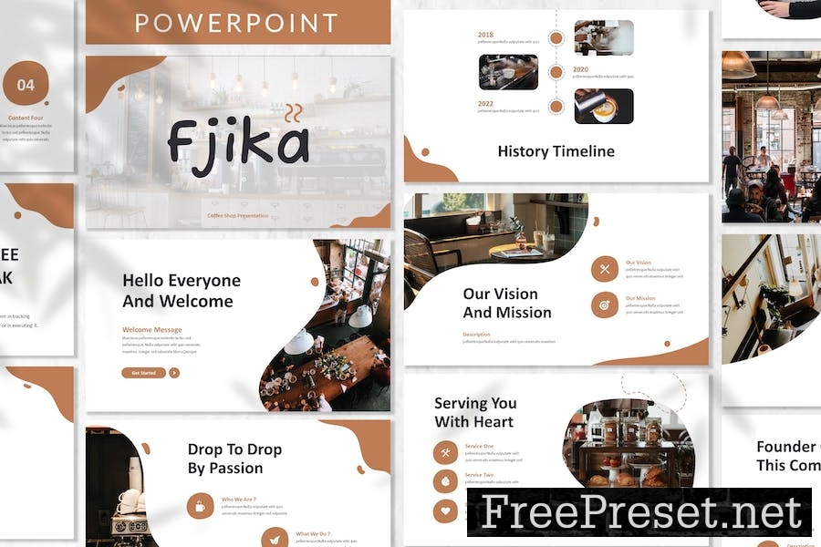 Ljika - Business Powerpoint Template EDC49YJ