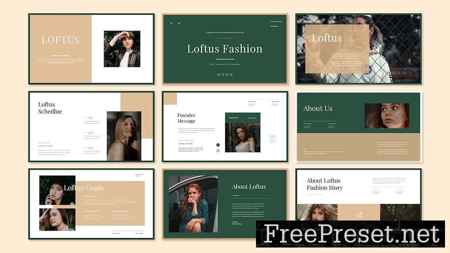 Loftus - Business Presentation Keynote Template DB2DUBN