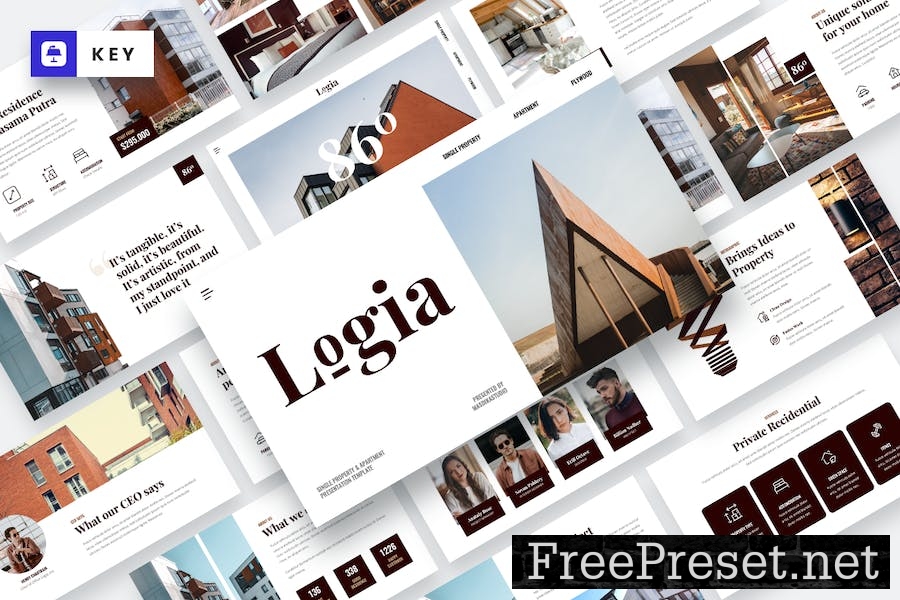 Logia - Single Property Keynote Template 8DDVH88