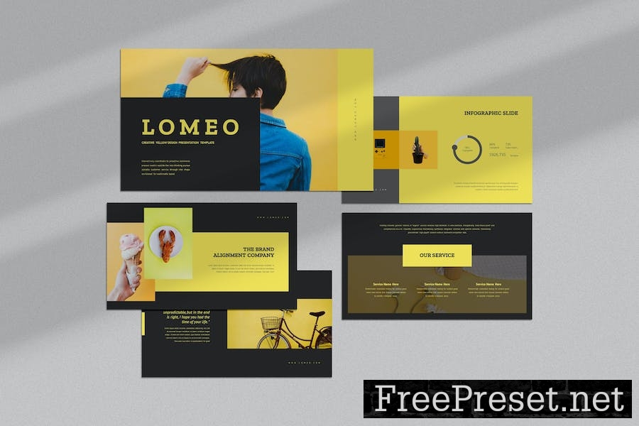 Lomeo : Creative Yellow Keynote C3V3SEC