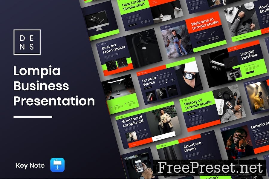 Lompia – Business Keynote Template PZ3VV9X