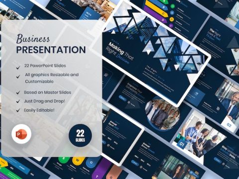 Loni Business PowerPoint Presentation Template F32YVW8