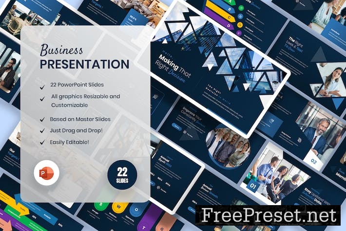 Loni Business PowerPoint Presentation Template F32YVW8