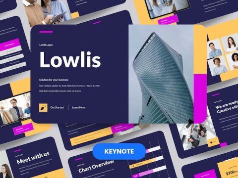 LOWLIS Marketing Presentation Keynote Template