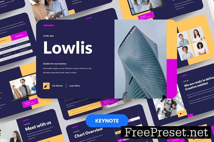 LOWLIS Marketing Presentation Keynote Template