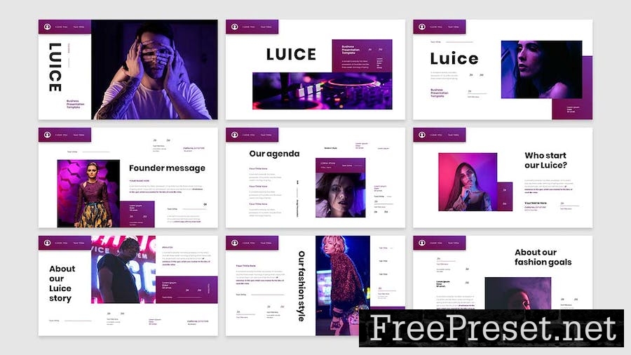 Luice - Business Presentation Keynote Template A8MPT73