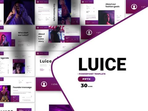 Luice - Business Presentation Keynote Template A8MPT73