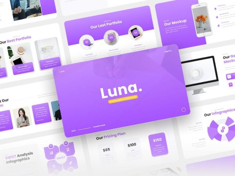 Luna - Business Agency Keynote Template ZA547WM