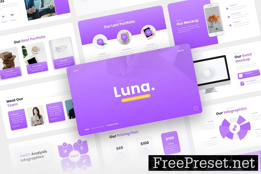 Luna - Business Agency Keynote Template ZA547WM