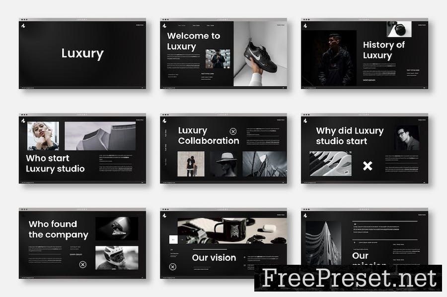 Luxury – Business Keynote Template DKEU2MH