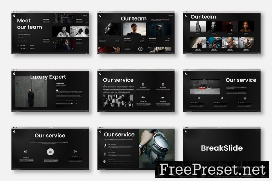 Luxury – Business Keynote Template DKEU2MH