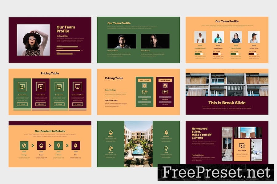 Lyvoa : Hotel Business Keynote Template UZBDTJE