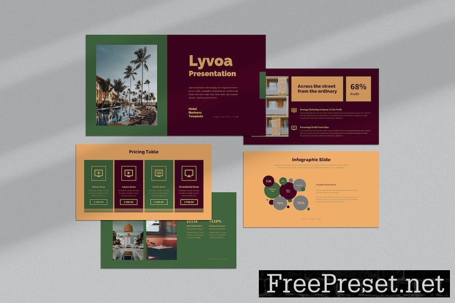 Lyvoa : Hotel Business Keynote Template UZBDTJE