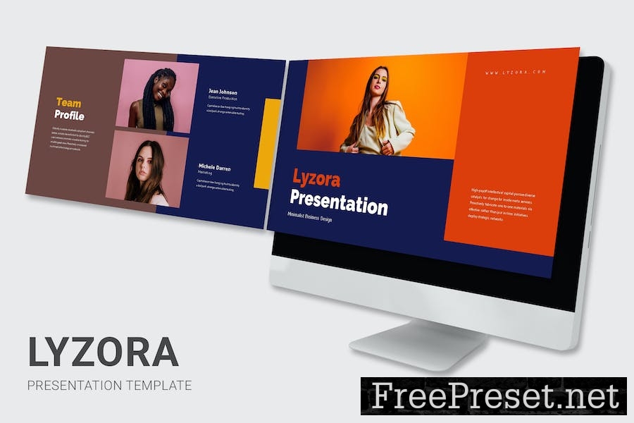 Lyzora - Business Lookbook Keynote Template 9F8LURE