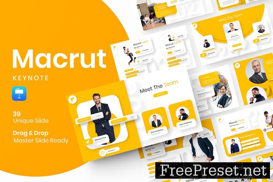 Macrut – Business Keynote Template KMSZEMJ