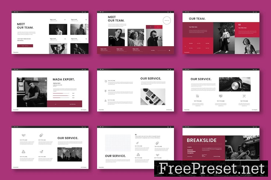 Mada – Business Keynote Template HB9SDAM