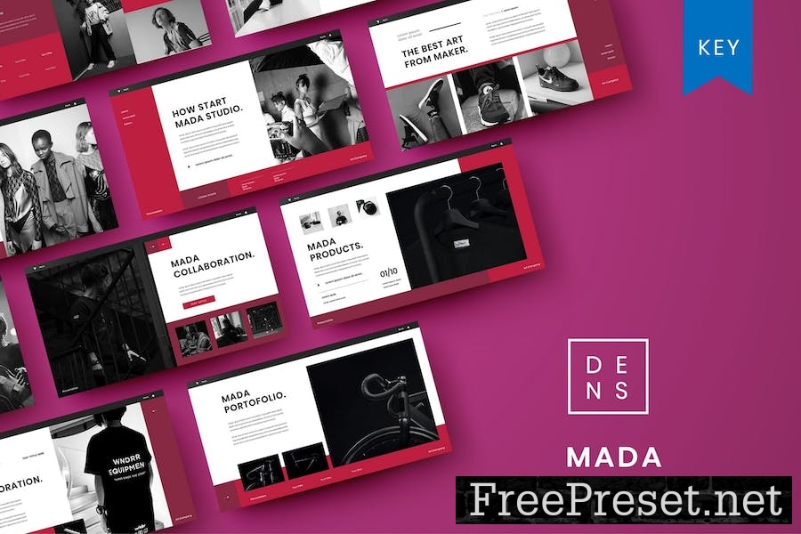 Mada – Business Keynote Template HB9SDAM