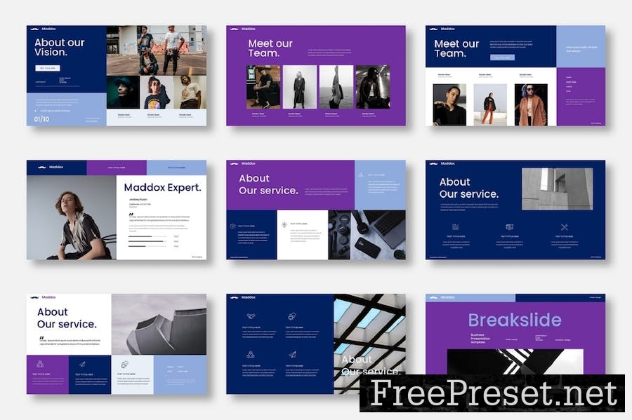 Maddox – Business Keynote Template 4CMP9BG