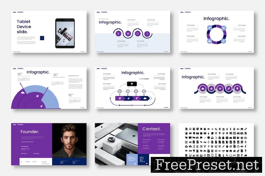 Maddox – Business Keynote Template 4CMP9BG