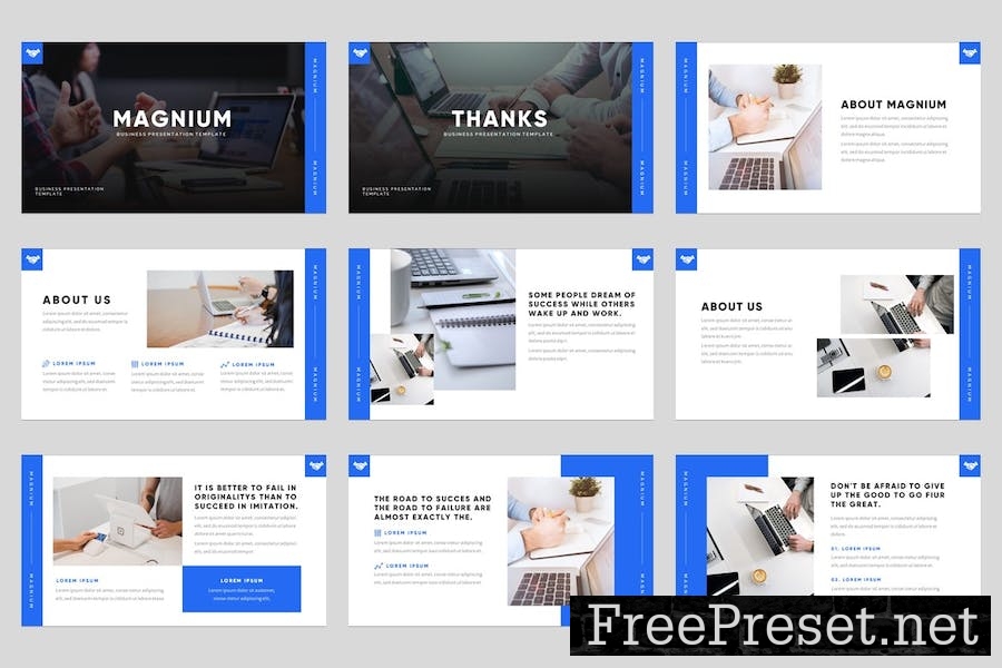 Magnium - Elegant Business Keynote Template PBULGFD