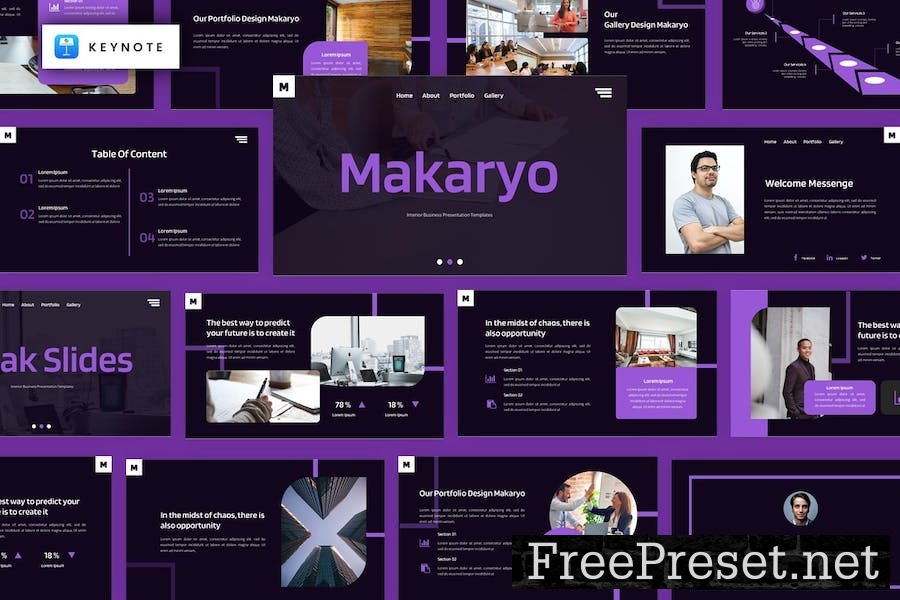 Makaryo - Interior Keynote Template BFAFSM5