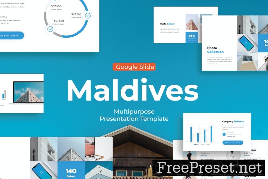 Maldives - Google Slide Template 8GR2EZF