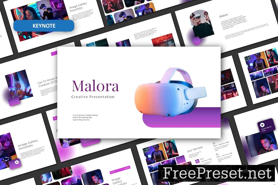 Malora Keynote Template Y3ATWWP