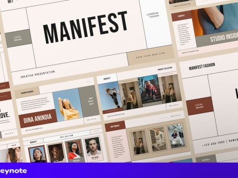 Manifest Keynote Fashion Template 6GNY47Y