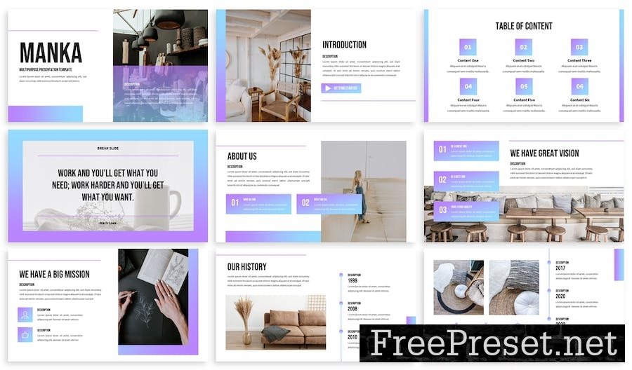 Manka - Business Keynote Template RDBHNHR