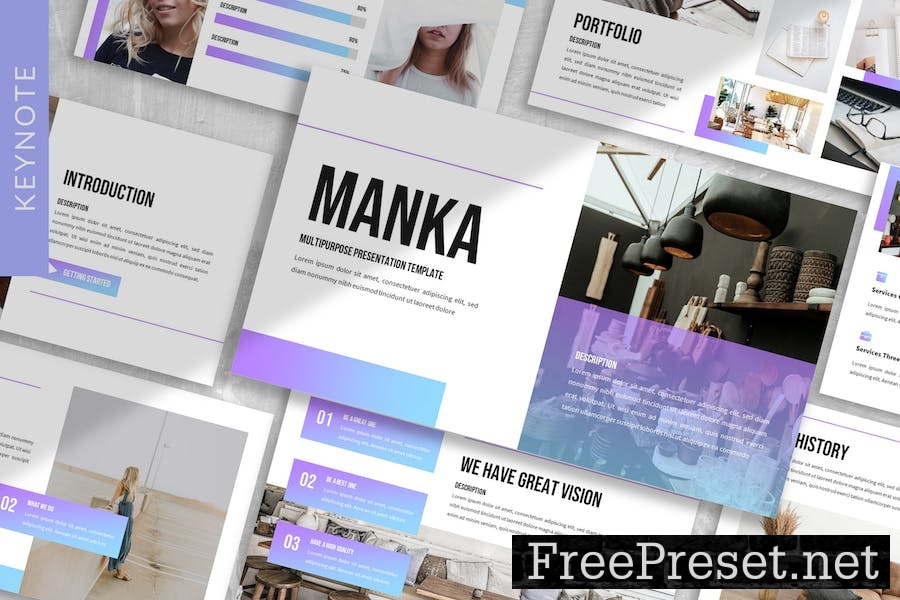 Manka - Business Keynote Template RDBHNHR