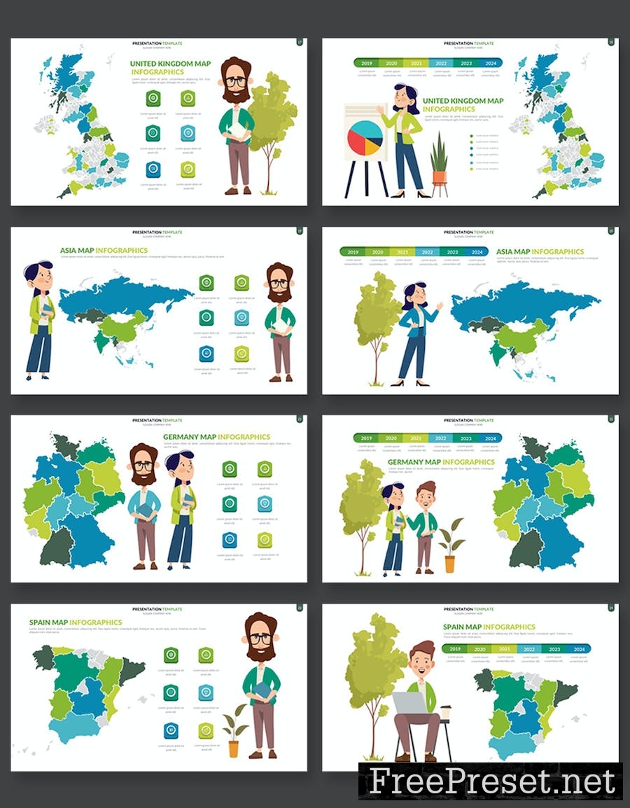 Maps Infographic Powerpoint 5NHD3JQ