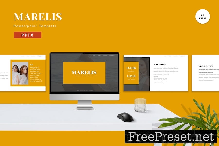 Marelis - Powerpoint Template 59GCCFP