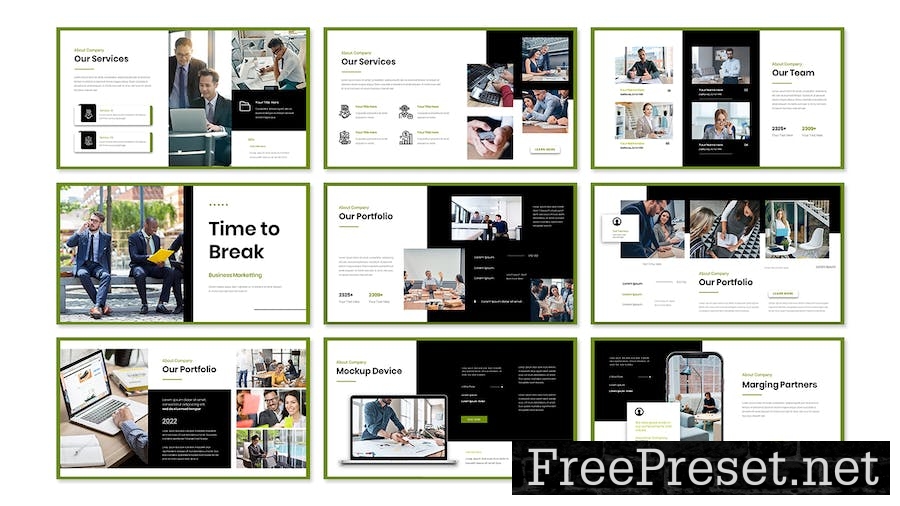 Marging - Business Presentation Keynote Template 5XUZ7AZ