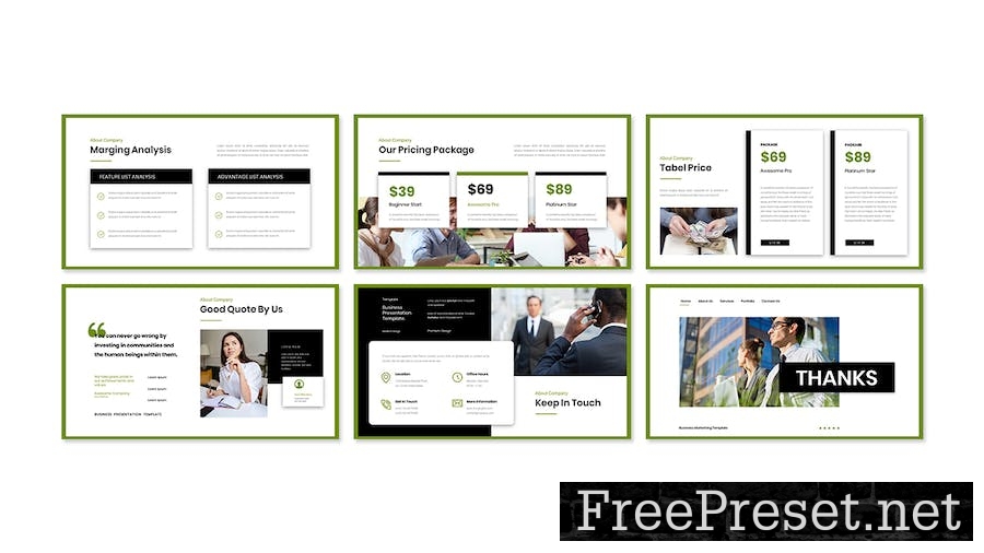 Marging - Business Presentation Keynote Template 5XUZ7AZ