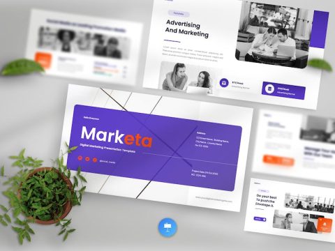 Marketa - Digital Marketing Keynote Template K2NUQHQ