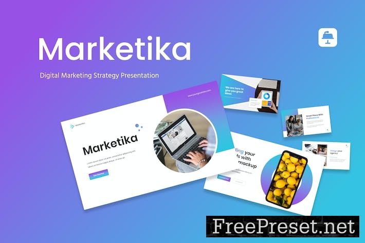 Marketika - Digital Marketing Strategy Keynote BNSL58L