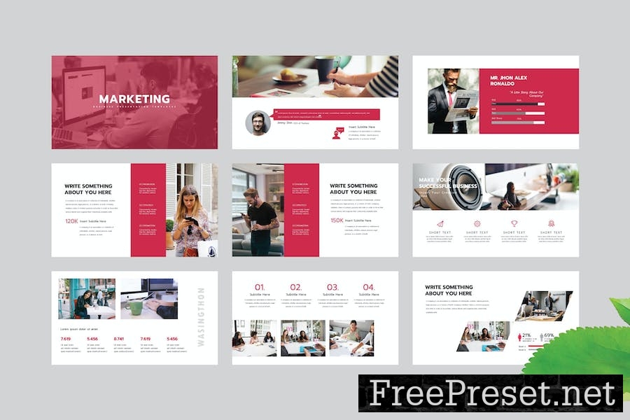 Marketing - Keynote Template 7CNDETX