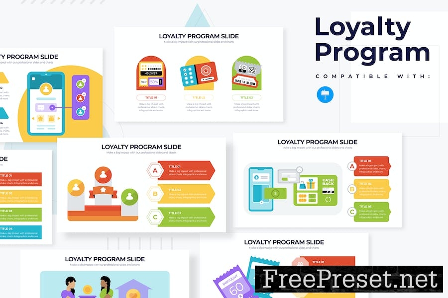 Marketing Loyalty Program Keynote Infographics GLQDWDY