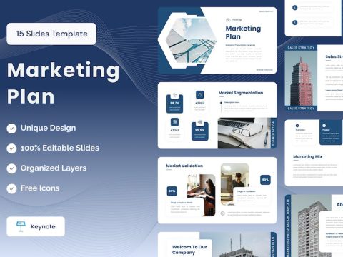 Marketing Plan Presentation Template - Keynote 6YT4T2D