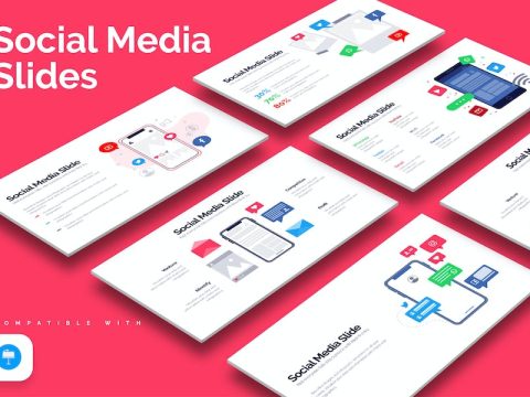 Marketing Social Media Keynote Infographics 922PQQN