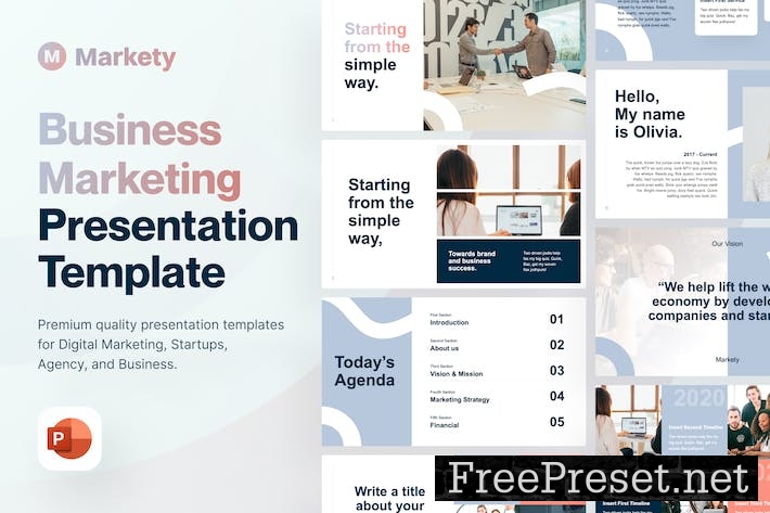 Markety - Business Marketing Presentation Template