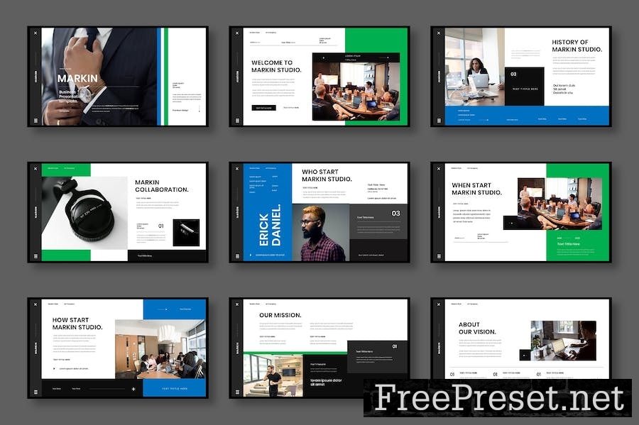 Markin – Business Keynote Template LLE65RJ