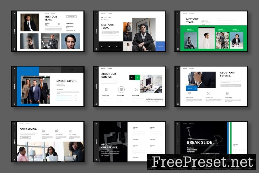 Markin – Business Keynote Template LLE65RJ