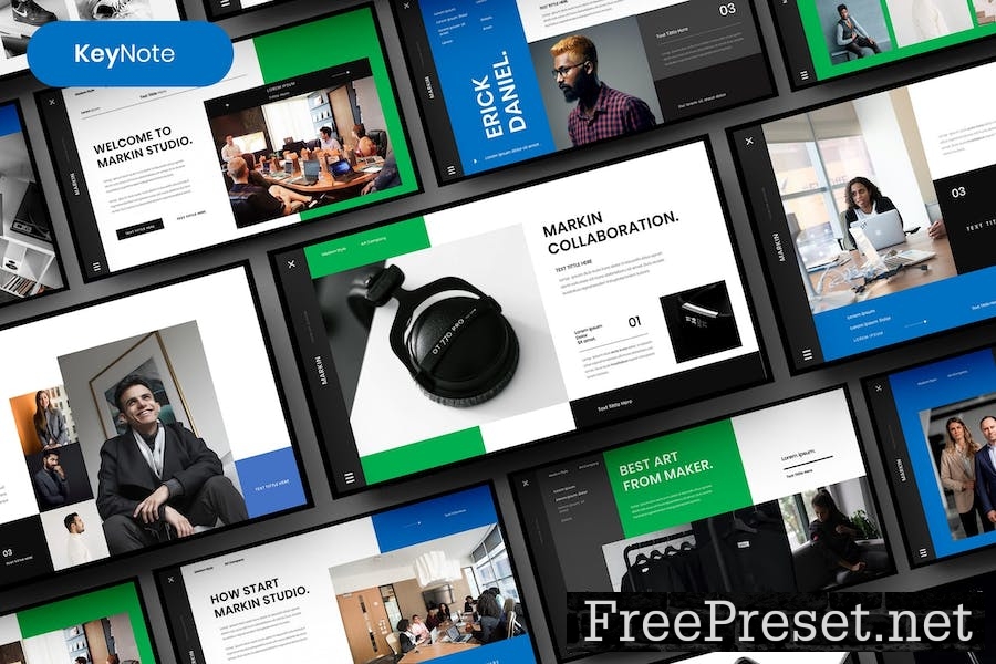 Markin – Business Keynote Template LLE65RJ