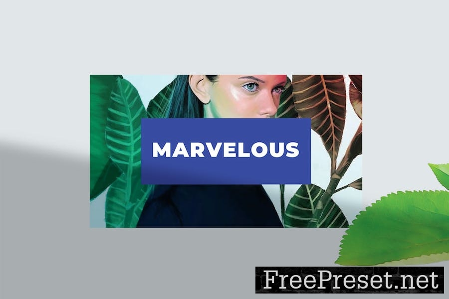 Marvelous - PowerPoint Template KXZ8PGC