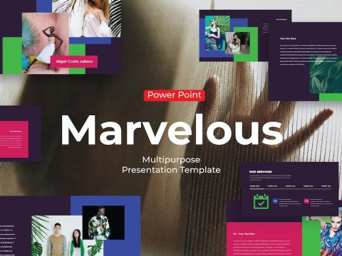 Marvelous - PowerPoint Template KXZ8PGC