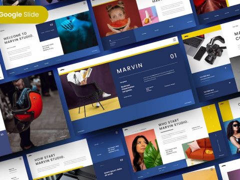 Marvin - Business Google Slide Template UF7FN4V