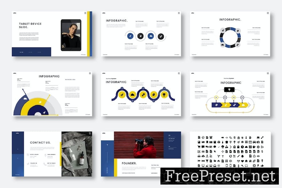 Marvin – Business PowerPoint Template MJY46QP