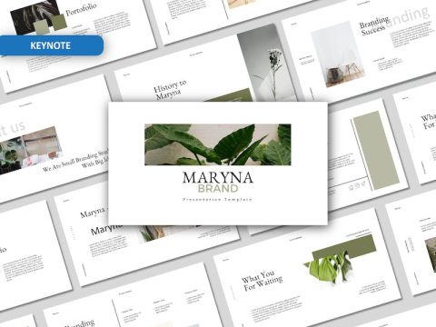 Maryna Keynote Template GPU83PV