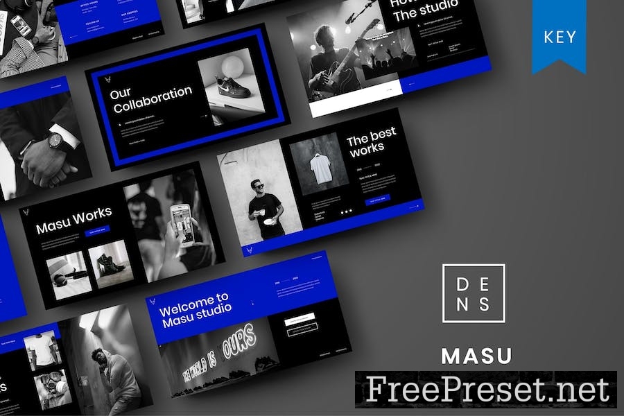 Masu – Business Keynote Template FPV2GCL